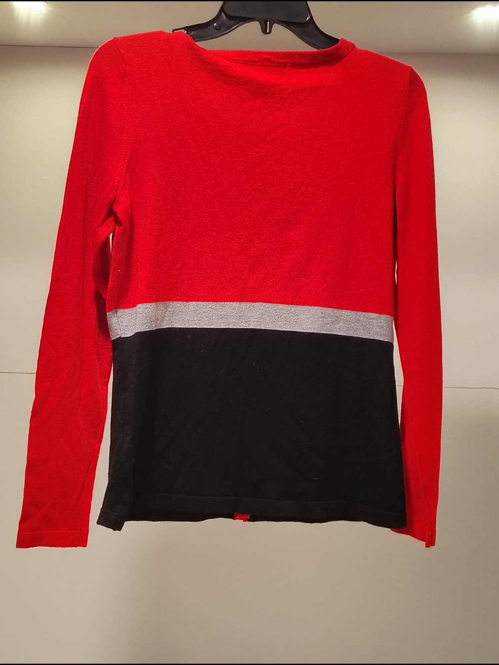 Colorblock Button Front Cardigan Sweater - Picture 5 of 8